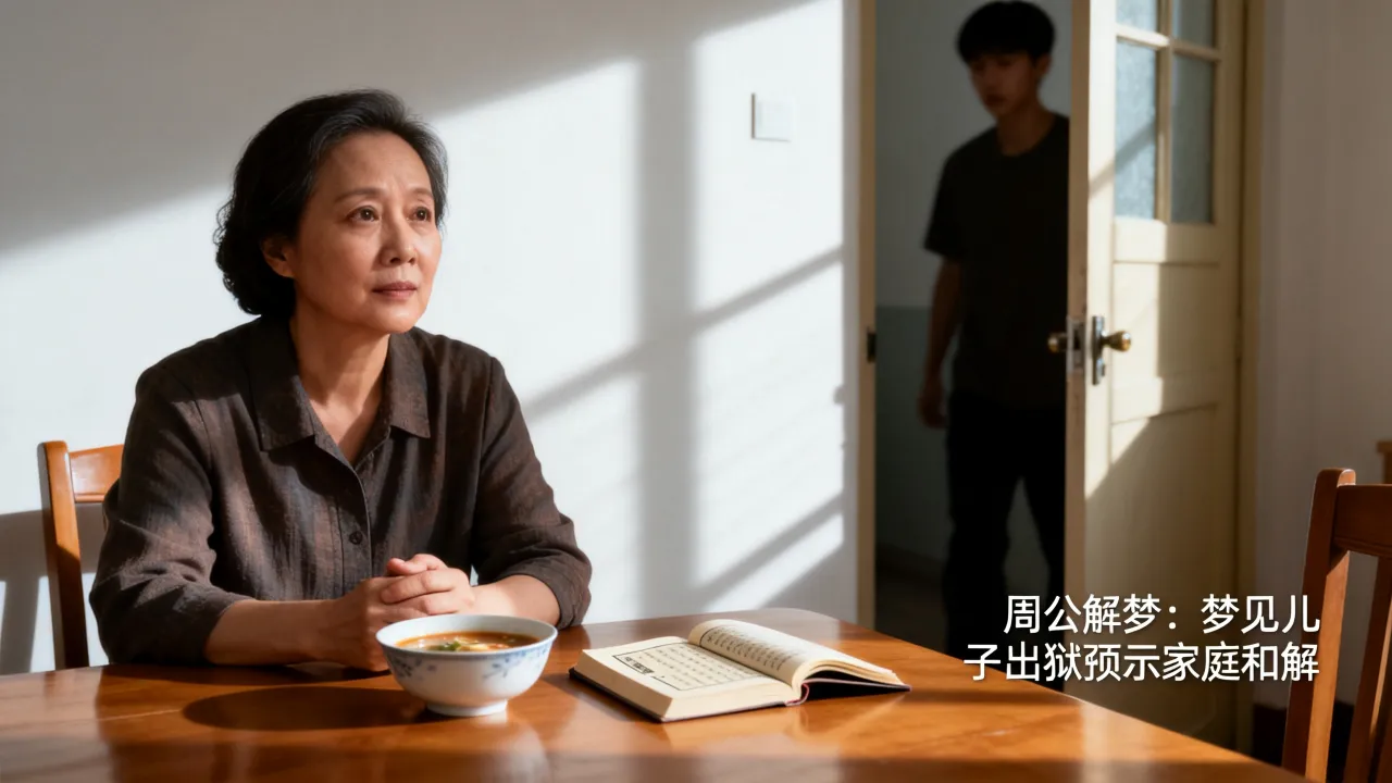 梦见儿子出狱是什么征兆，周公解梦梦见儿子出狱预示什么？