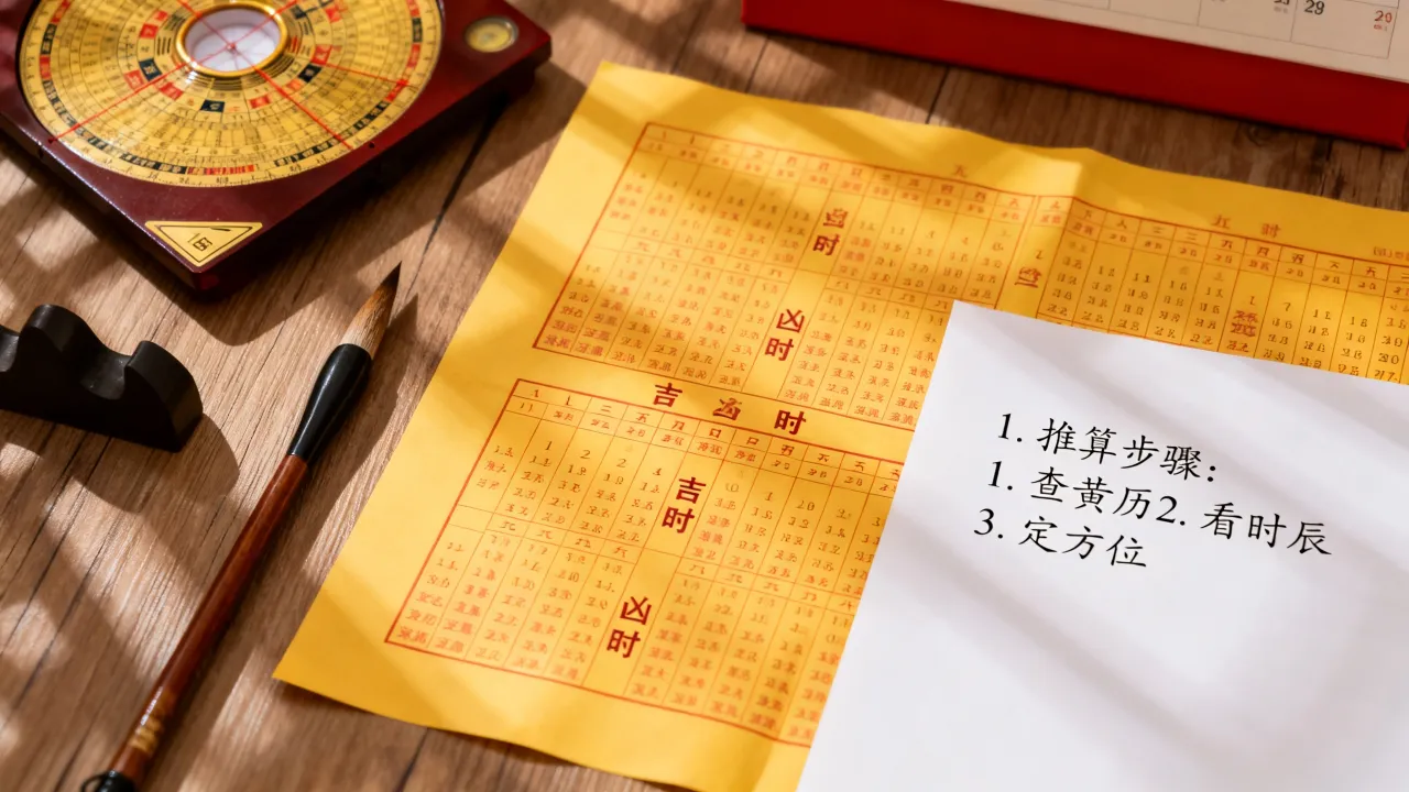 怎么推算日月吉凶，如何通过黄历推算择吉日时辰