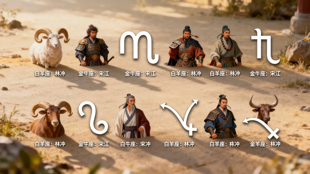 十二星座对应水浒人物是谁，哪个星座最厉害？