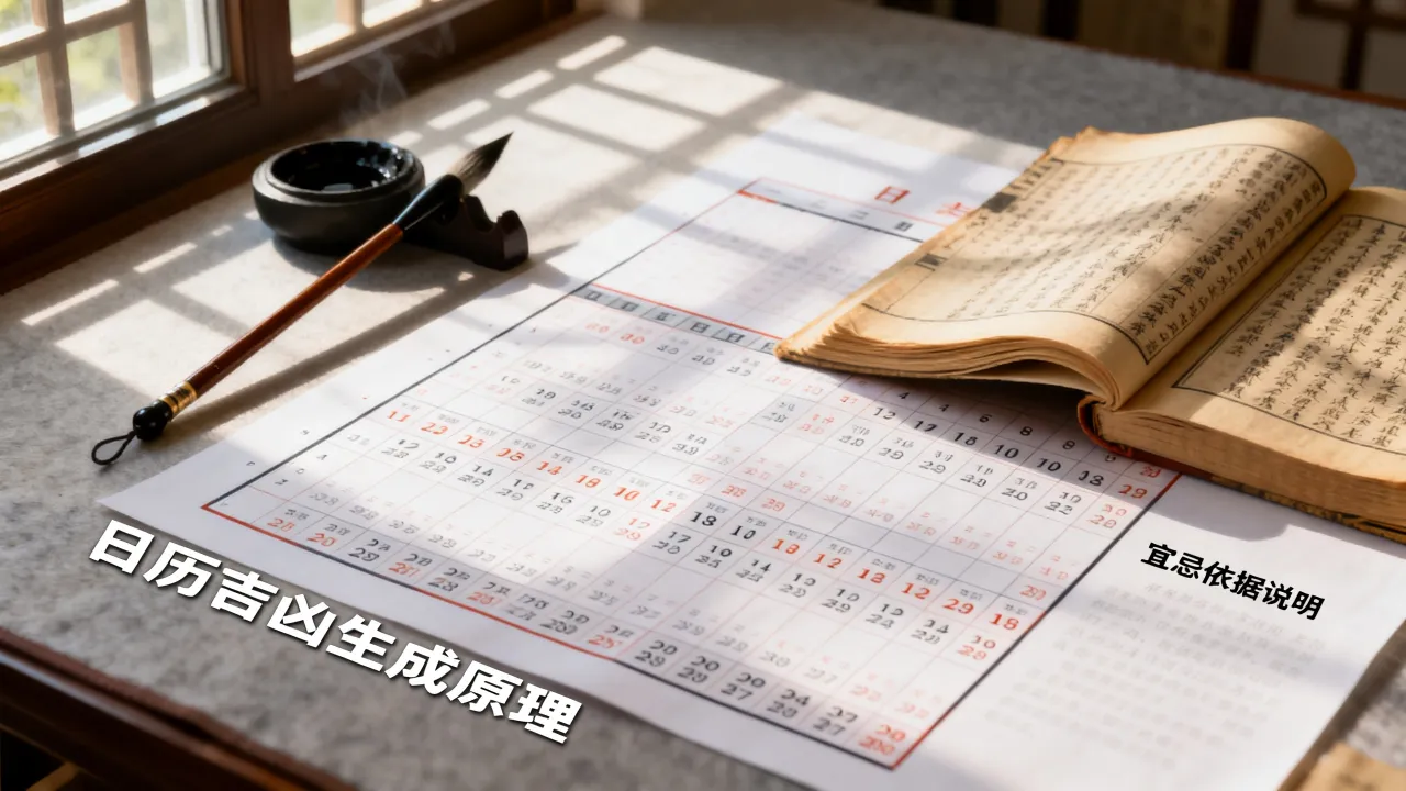 日历吉凶是怎么生成的,日历上的宜忌依据是什么? 日历吉凶是怎么生成的,日历上的宜忌依据是什么?