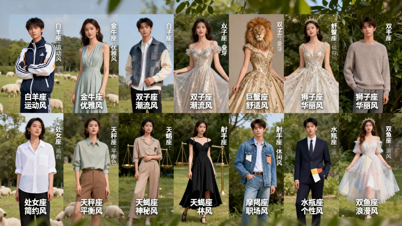 十二星座喜欢的衣服是什么,怎么根据星座选择合适的穿搭? 十二星座喜欢的衣服是什么,怎么根据星座选择合适的穿搭?