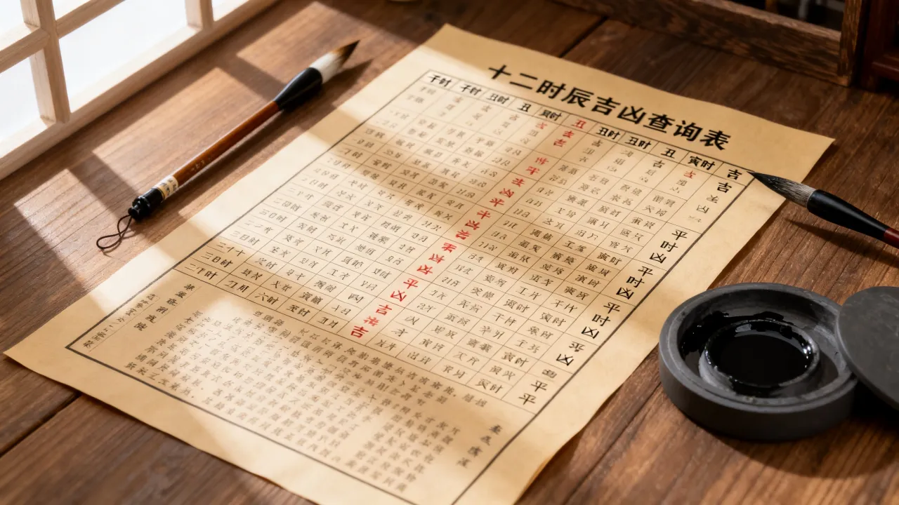 时辰吉凶是怎么排算的,十二时辰吉凶查询表怎么看? 时辰吉凶是怎么排算的,十二时辰吉凶查询表怎么看?