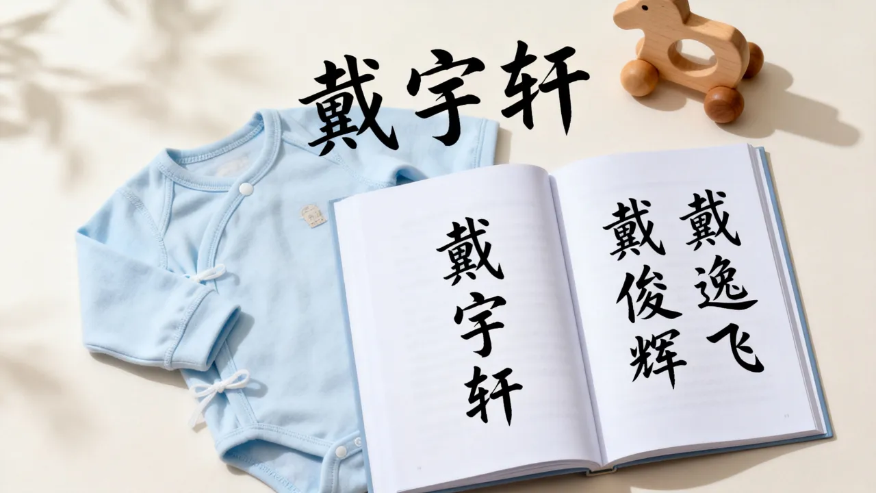 戴姓男宝宝取什么名字好?戴姓男孩起名大全 戴姓男宝宝取什么名字好?戴姓男孩起名大全