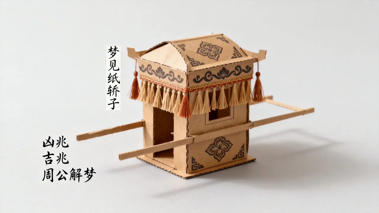 梦见纸轿子是凶兆还是吉兆?周公解梦梦见纸轿子是什么意思 梦见纸轿子是凶兆还是吉兆?周公解梦梦见纸轿子是什么意思