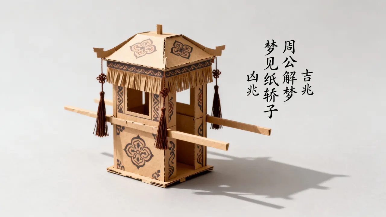 梦见纸轿子是凶兆还是吉兆?周公解梦梦见纸轿子是什么意思 梦见纸轿子是凶兆还是吉兆?周公解梦梦见纸轿子是什么意思