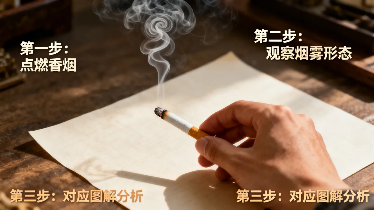 用烟怎么样看吉凶图，香烟占卜吉凶图解怎么看？