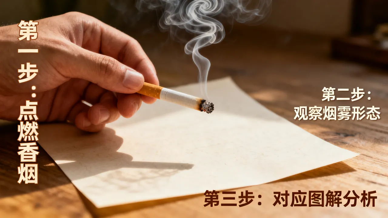 用烟怎么样看吉凶图，香烟占卜吉凶图解怎么看？
