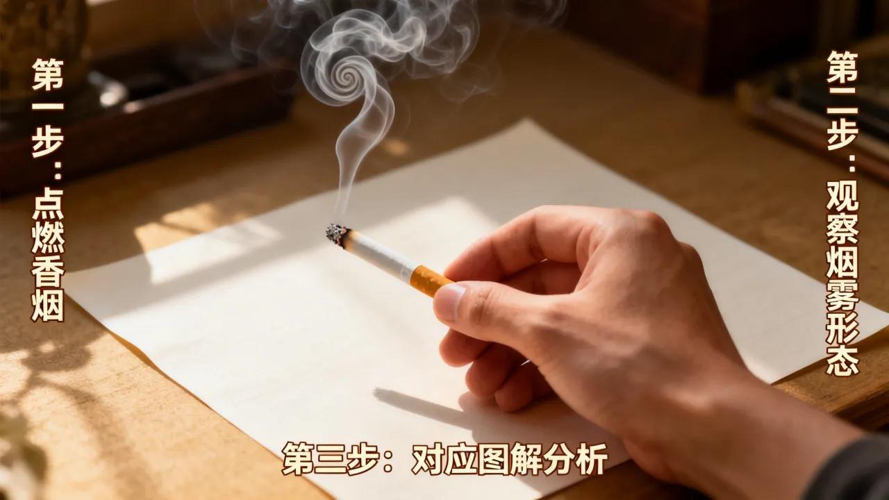 用烟怎么样看吉凶图，香烟占卜吉凶图解怎么看？