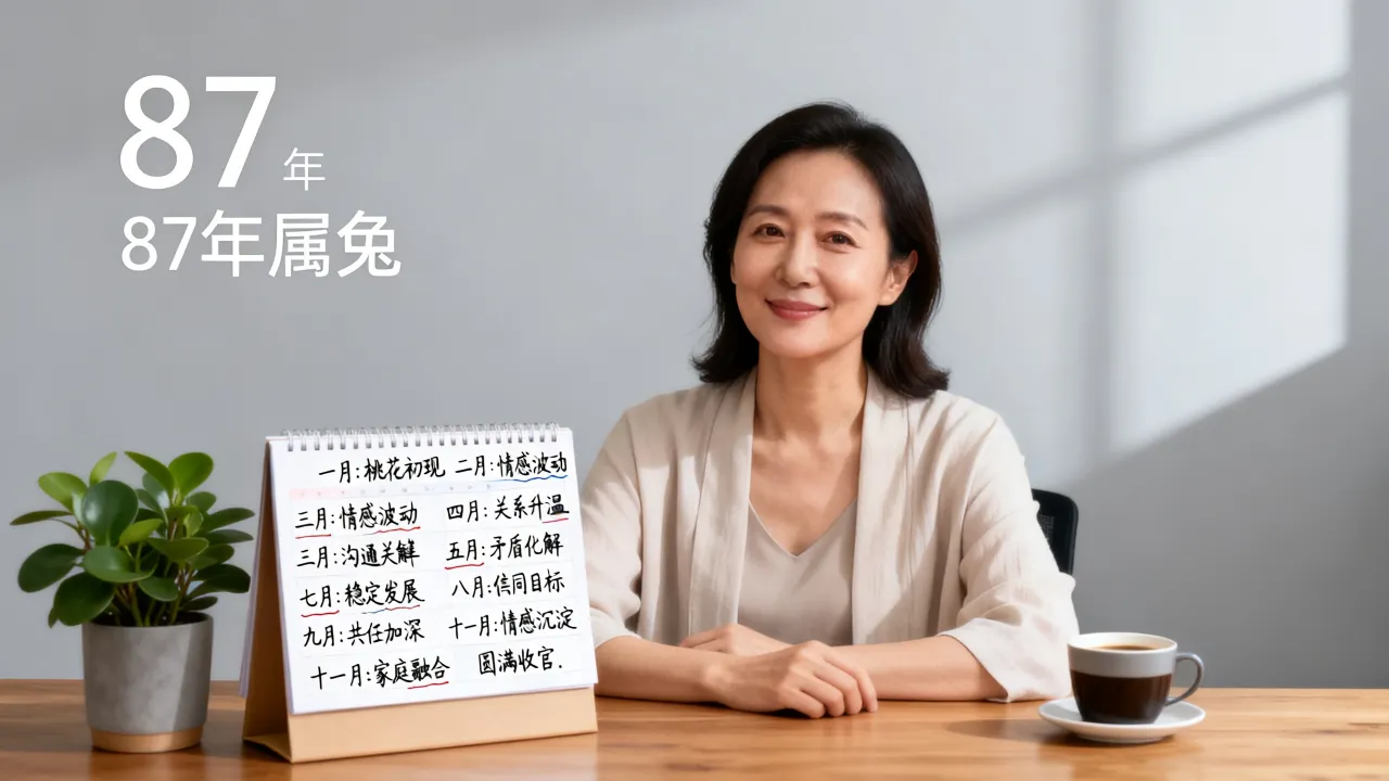 87年属兔2026年感情运势如何,女性全年每月运势详解 87年属兔2026年感情运势如何,女性全年每月运势详解