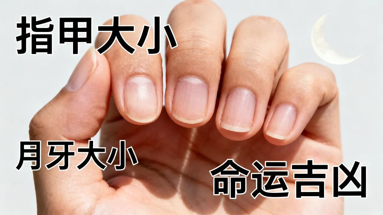 指甲大小与命运有关吗,指甲月牙大小看命运吉凶 指甲大小与命运有关吗,指甲月牙大小看命运吉凶