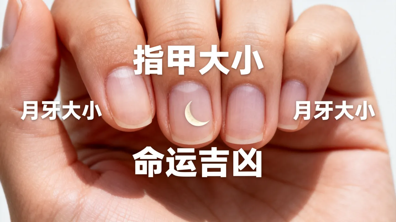 指甲大小与命运有关吗,指甲月牙大小看命运吉凶 指甲大小与命运有关吗,指甲月牙大小看命运吉凶