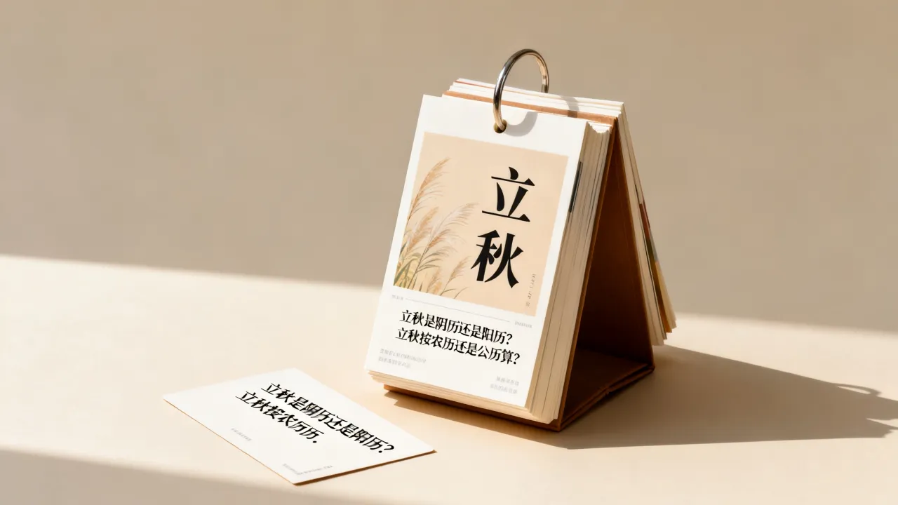 立秋是阴历还是阳历,立秋是按农历还是公历算的? 立秋是阴历还是阳历,立秋是按农历还是公历算的?
