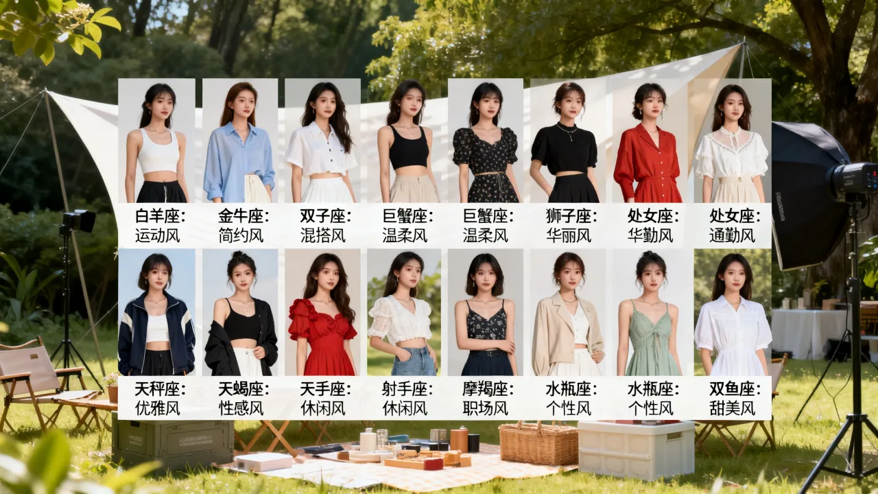 十二星座最佳打扮是什么，十二星座女生最适合什么穿搭风格？