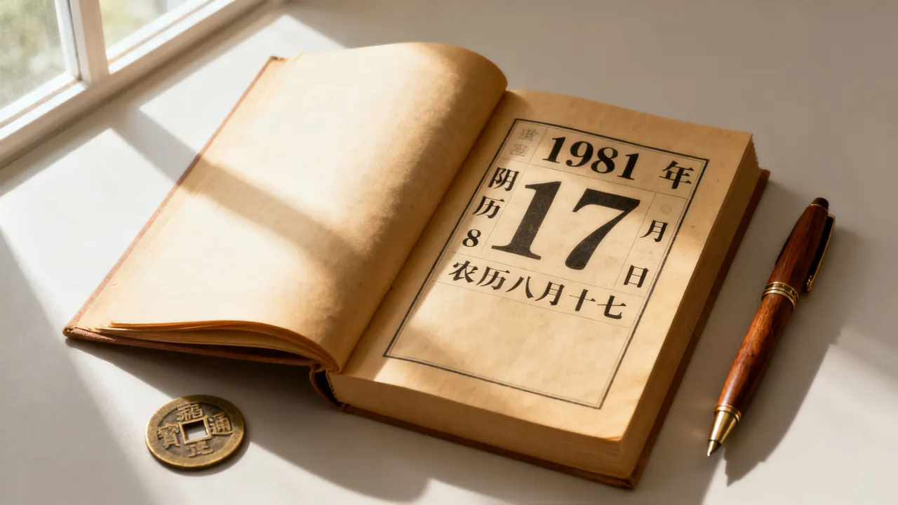 1981年阴历8月17日是什么命,农历八月十七出生好不好 1981年阴历8月17日是什么命,农历八月十七出生好不好