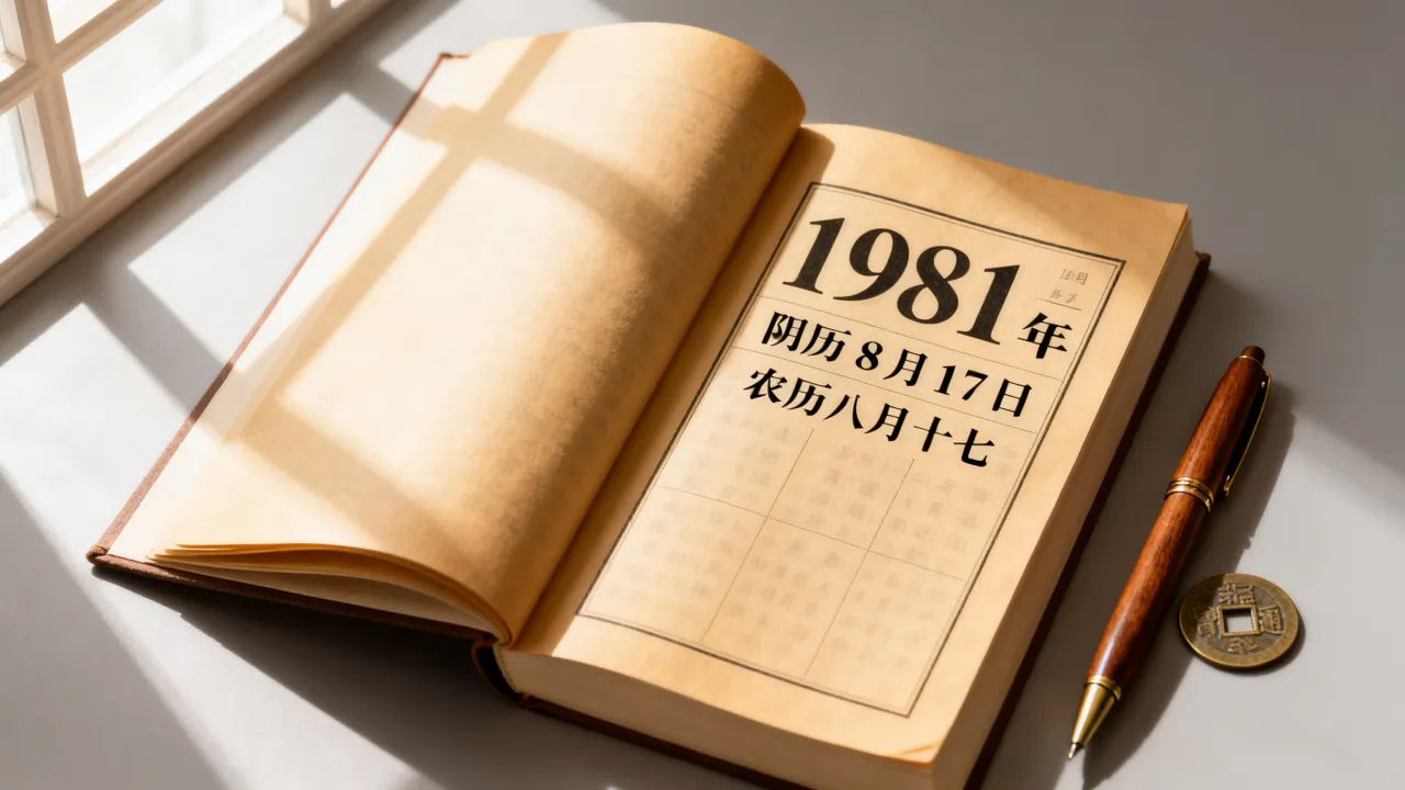 1981年阴历8月17日是什么命,农历八月十七出生好不好 1981年阴历8月17日是什么命,农历八月十七出生好不好