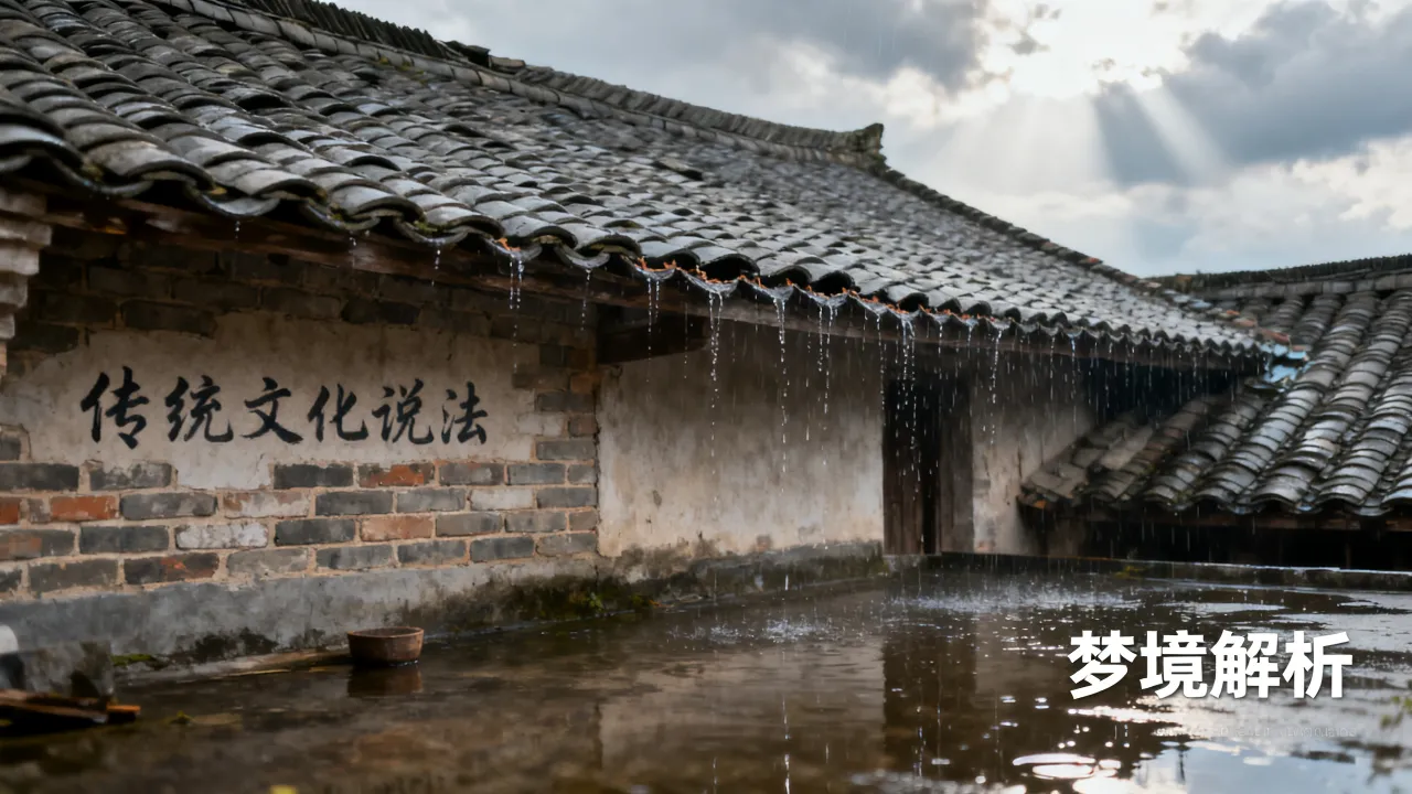 梦见瓦房漏雨有什么说法,梦见屋顶漏水是凶兆吗 梦见瓦房漏雨有什么说法,梦见屋顶漏水是凶兆吗