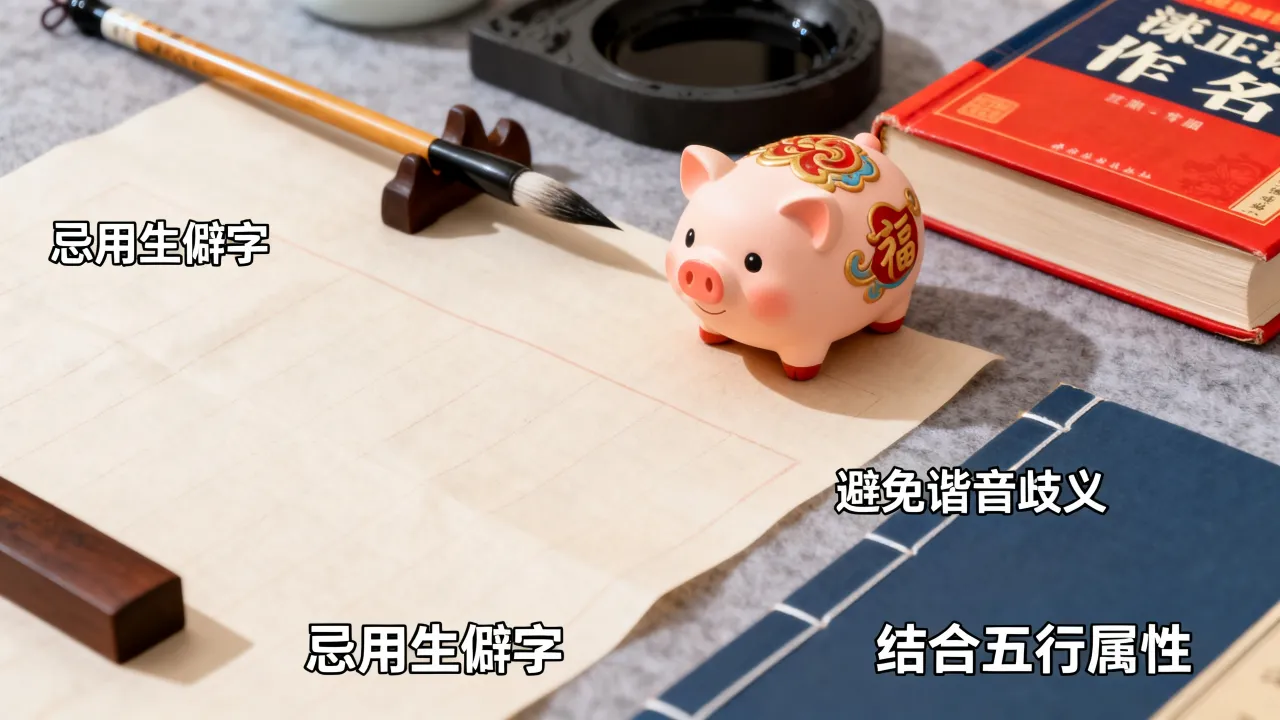 猪宝宝起名大忌是什么，猪宝宝取名禁忌和注意事项有哪些？