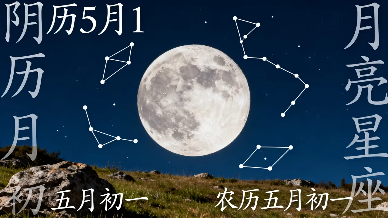 阴历5月1是什么星座,农历五月初一对应的月亮星座是哪个 阴历5月1是什么星座,农历五月初一对应的月亮星座是哪个