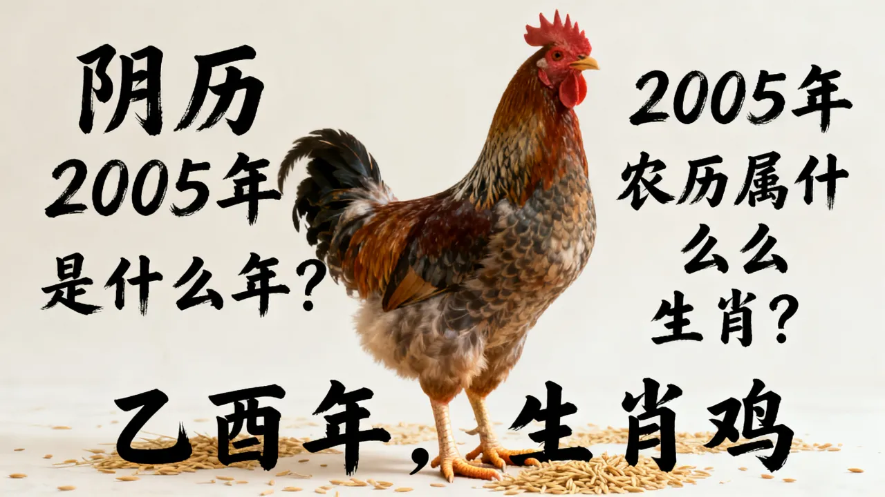 阴历2005年是什么年？2005年农历属什么生肖？