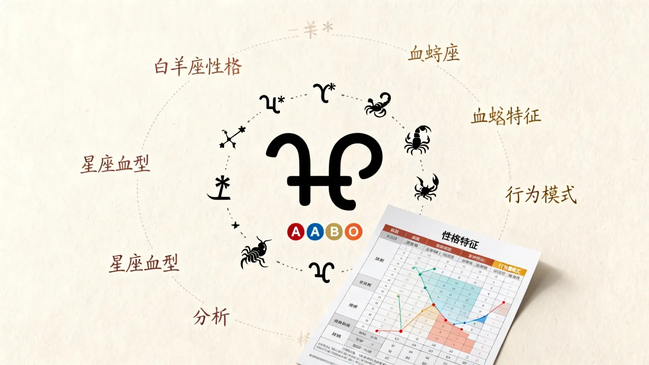 星座血型性格分析准不准，为什么血型不同星座性格也不同