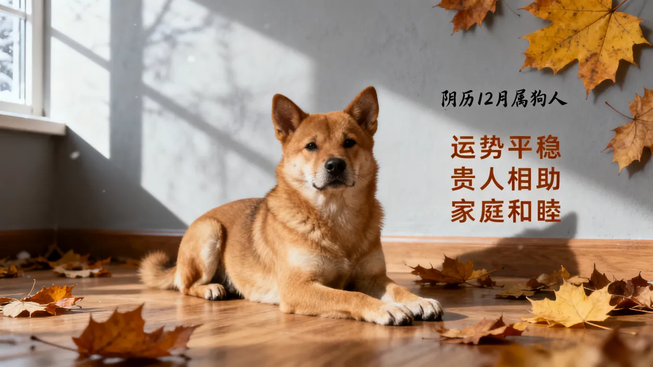 阴历12月出生的属狗人命运怎么样，这一生运势好不好