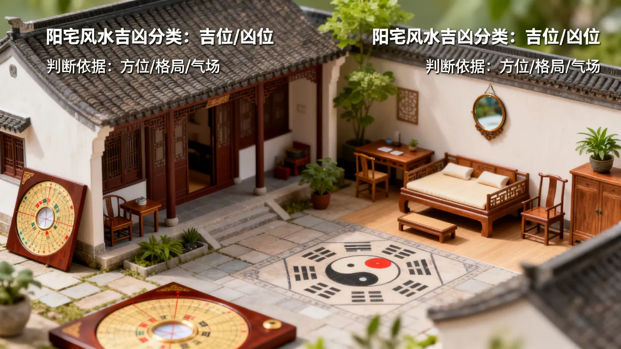 风水吉凶怎么分类，阳宅风水吉凶如何判断划分？
