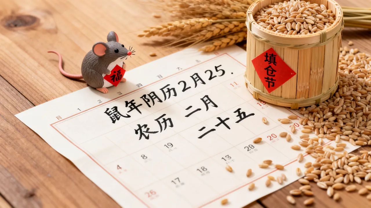 鼠年阴历2月25是几号，农历二月二十五是什么日子