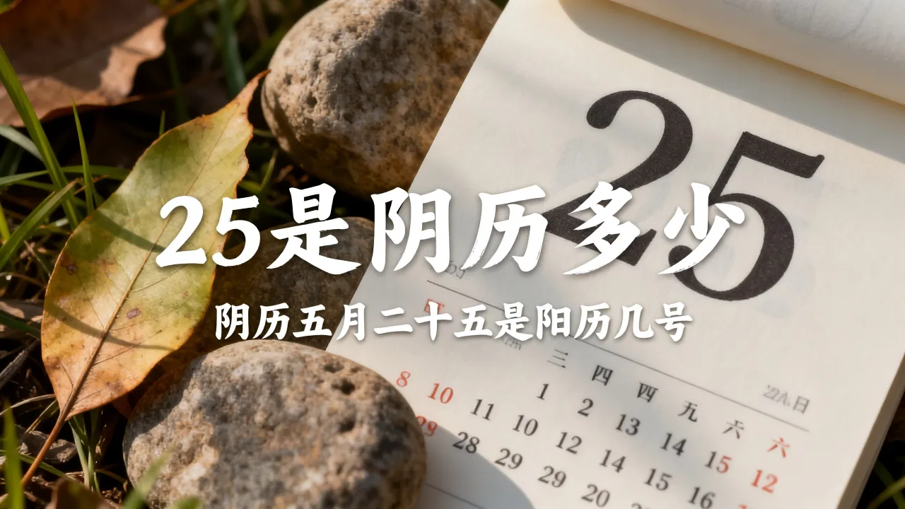25是阴历多少,阴历五月二十五是阳历几号 25是阴历多少,阴历五月二十五是阳历几号