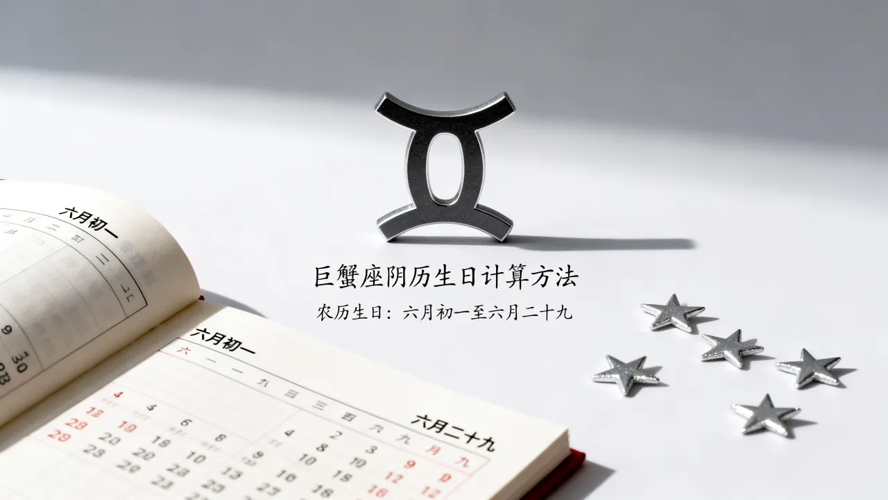 巨蟹座阴历生日怎么算,巨蟹座农历生日是几月几号到几月几号? 巨蟹座阴历生日怎么算,巨蟹座农历生日是几月几号到几月几号?