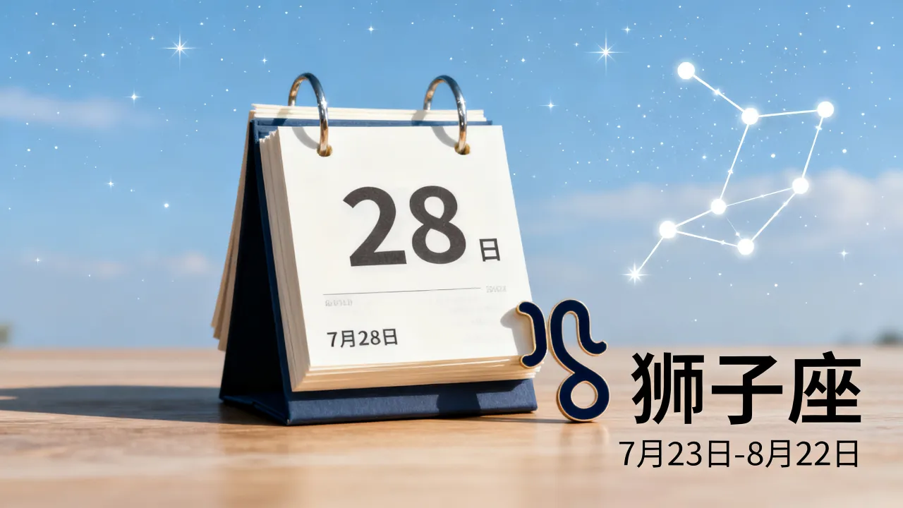 7月28阴历是什么星座，农历七月二十八属于哪个星座