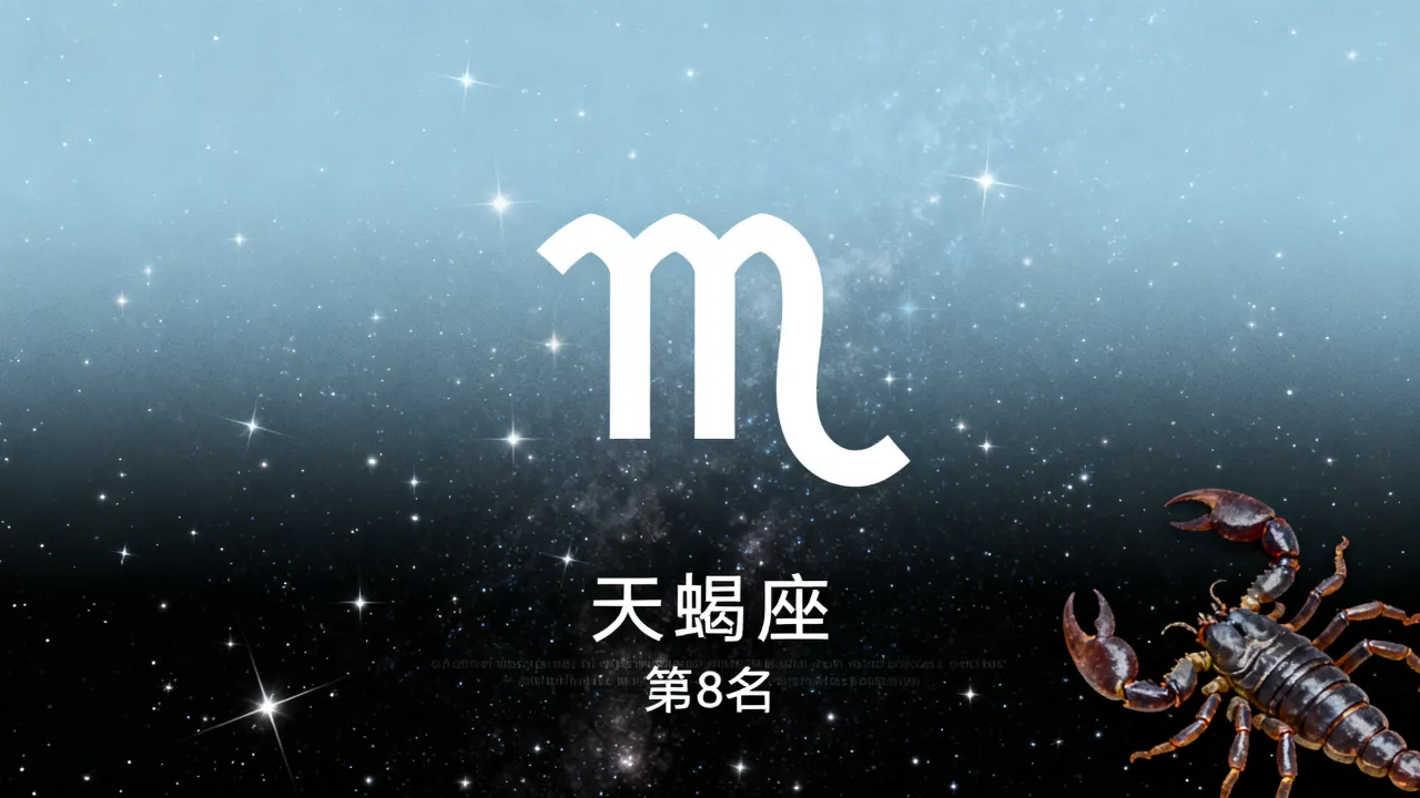 十二星座天蝎排第几,天蝎座在十二星座中排名第几? 十二星座天蝎排第几,天蝎座在十二星座中排名第几?