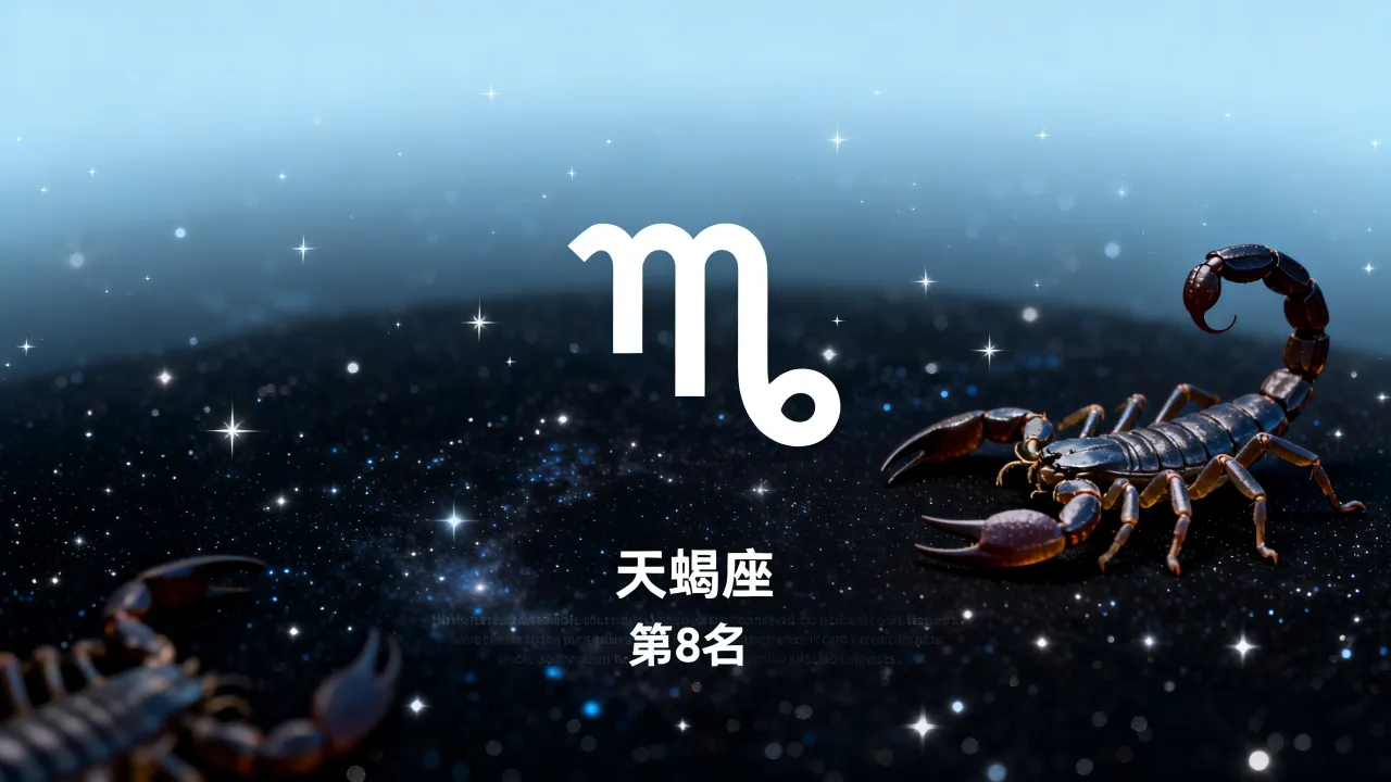 十二星座天蝎排第几,天蝎座在十二星座中排名第几? 十二星座天蝎排第几,天蝎座在十二星座中排名第几?