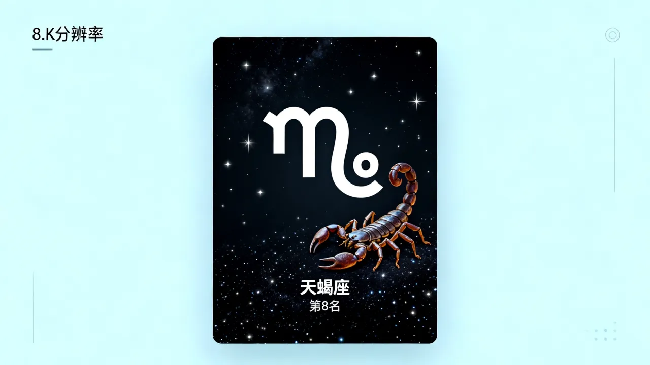 十二星座天蝎排第几,天蝎座在十二星座中排名第几? 十二星座天蝎排第几,天蝎座在十二星座中排名第几?