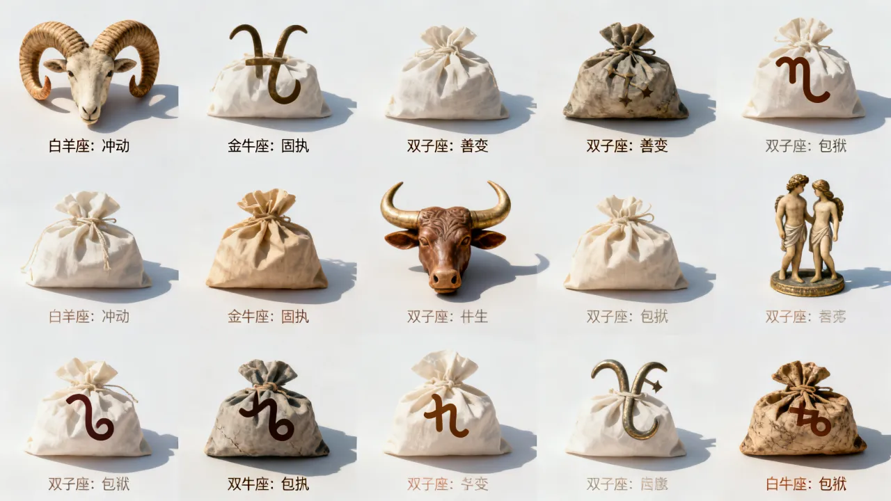十二星座的包袱是什么?十二星座谁的包袱最重? 十二星座的包袱是什么?十二星座谁的包袱最重?