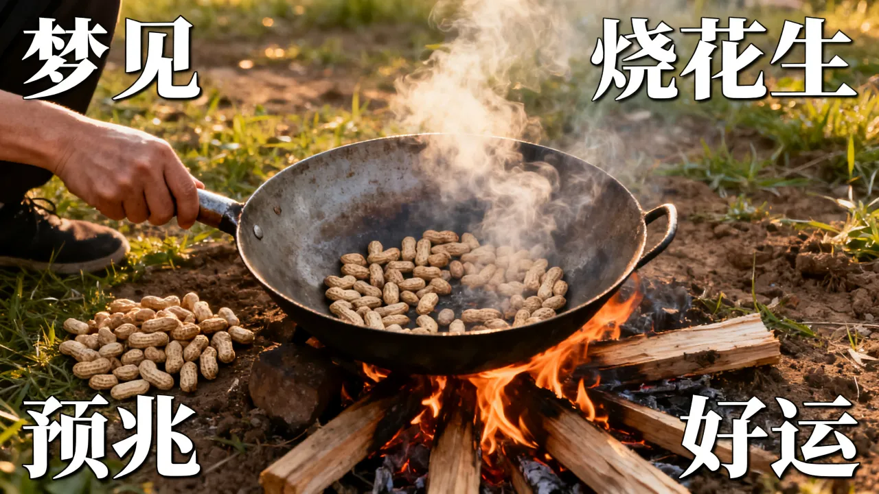 梦见烧花生有什么预兆，烧花生会带来好运吗