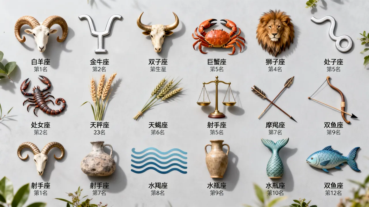 十二星座中谁才是真正的战士?最强战斗星座排名解析 十二星座中谁才是真正的战士?最强战斗星座排名解析