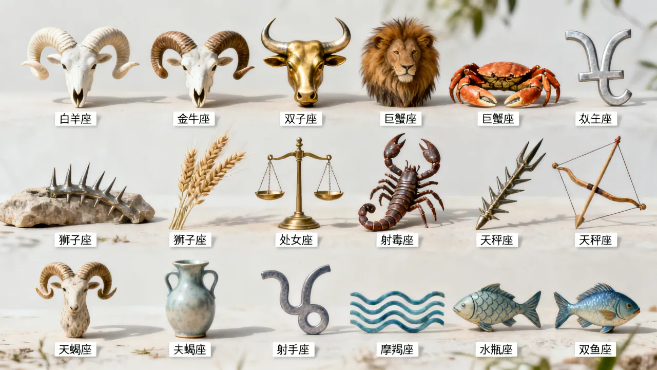 十二星座图片有哪些，高清图片大全在哪里找？