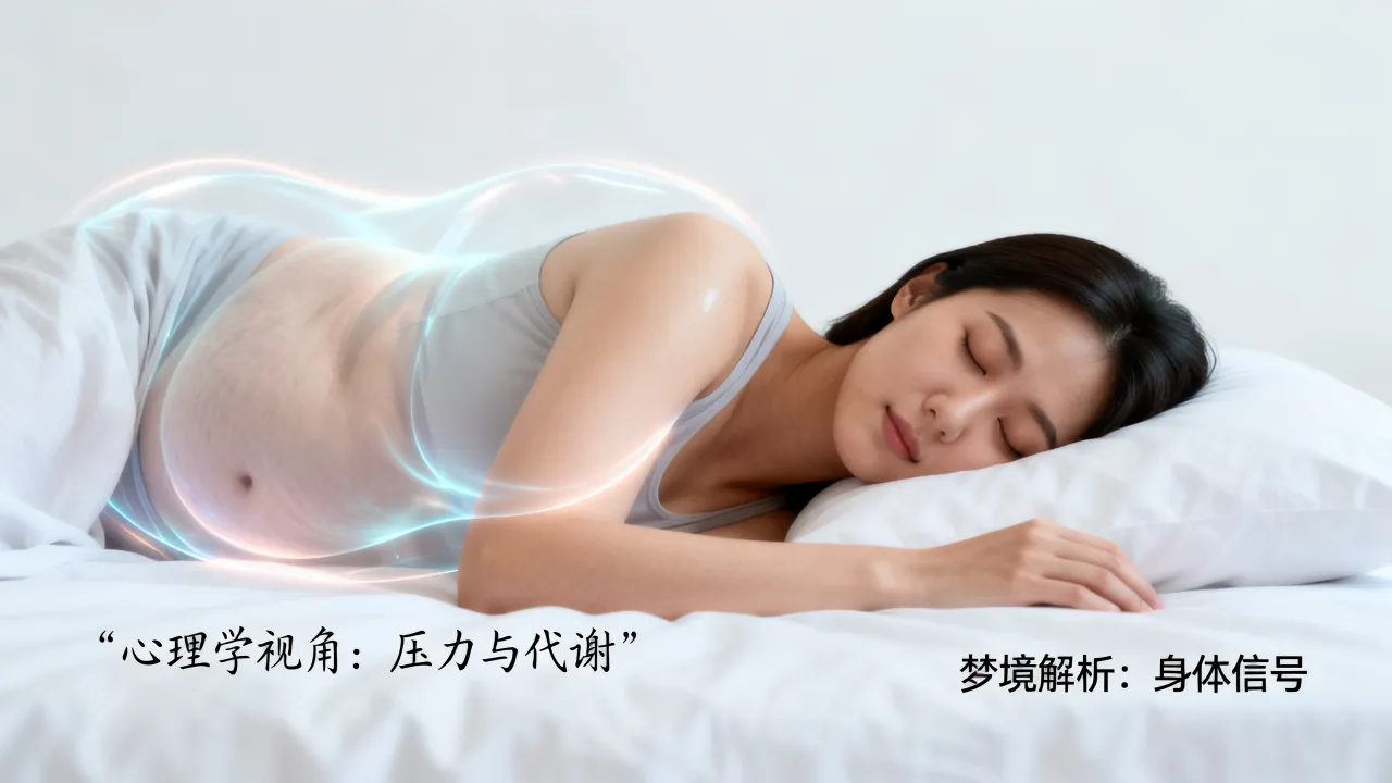 梦到赘肉是什么兆头，梦中身上长赘肉预示什么