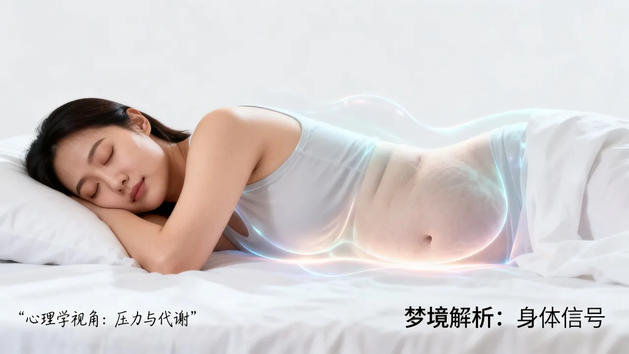 梦到赘肉是什么兆头，梦中身上长赘肉预示什么