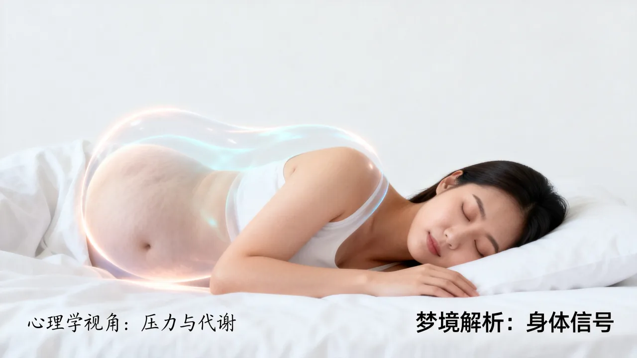 梦到赘肉是什么兆头，梦中身上长赘肉预示什么