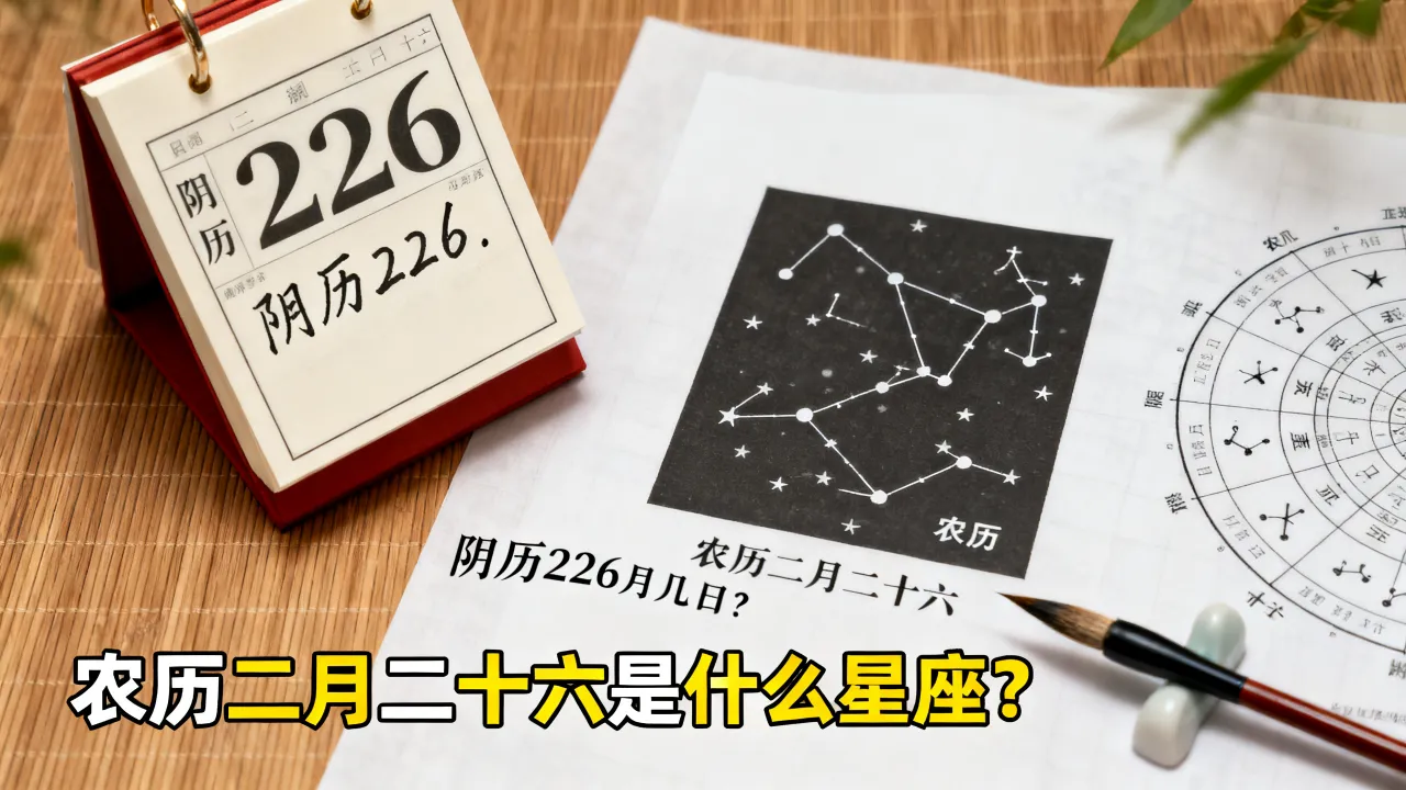 阴历226是农历几月几日?农历二月二十六是什么星座 阴历226是农历几月几日?农历二月二十六是什么星座
