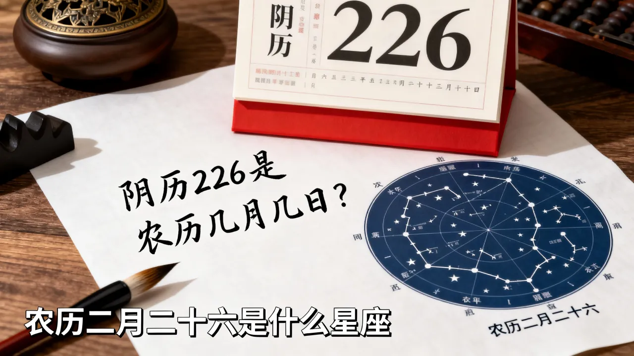 阴历226是农历几月几日?农历二月二十六是什么星座 阴历226是农历几月几日?农历二月二十六是什么星座