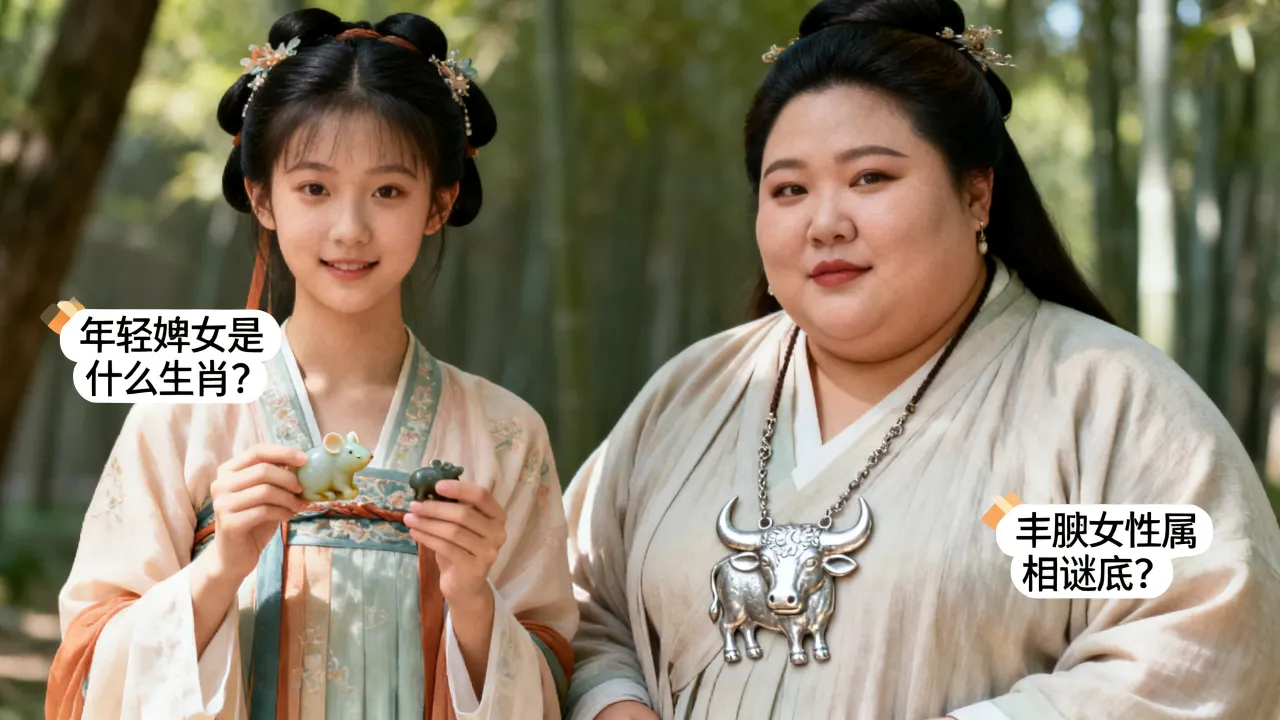 年轻婢女是什么生肖,丰腴女性属相谜底,猜猜看 年轻婢女是什么生肖,丰腴女性属相谜底,猜猜看
