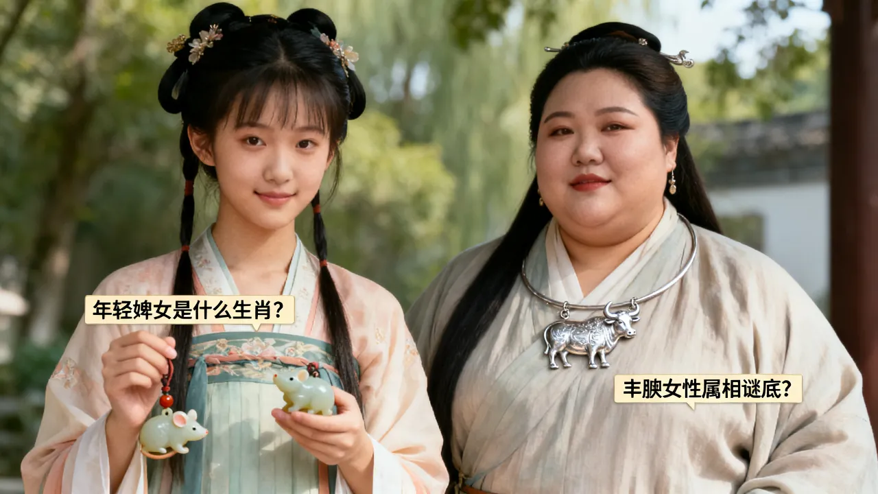 年轻婢女是什么生肖,丰腴女性属相谜底,猜猜看 年轻婢女是什么生肖,丰腴女性属相谜底,猜猜看