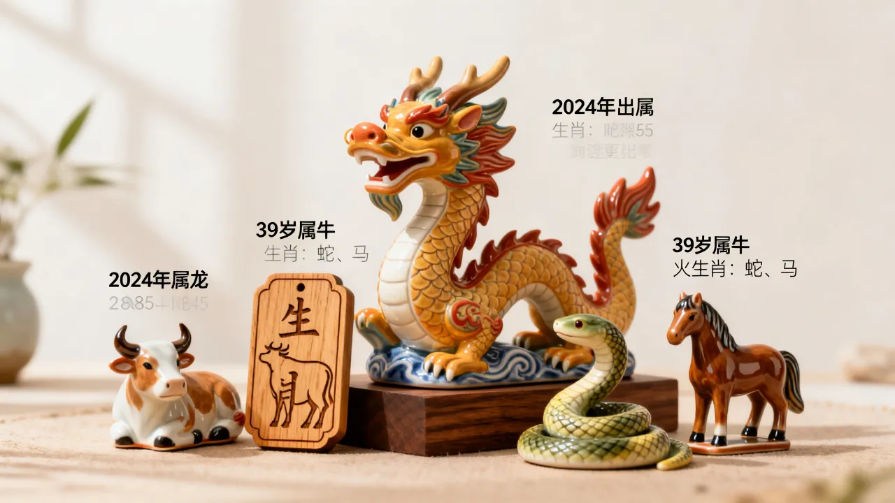 2024年39岁属什么生肖，火生肖是什么动物？