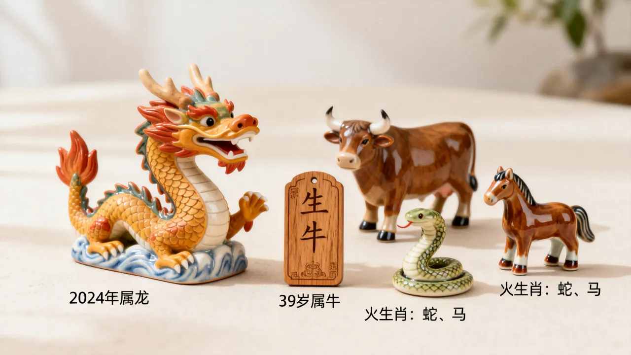 2024年39岁属什么生肖，火生肖是什么动物？