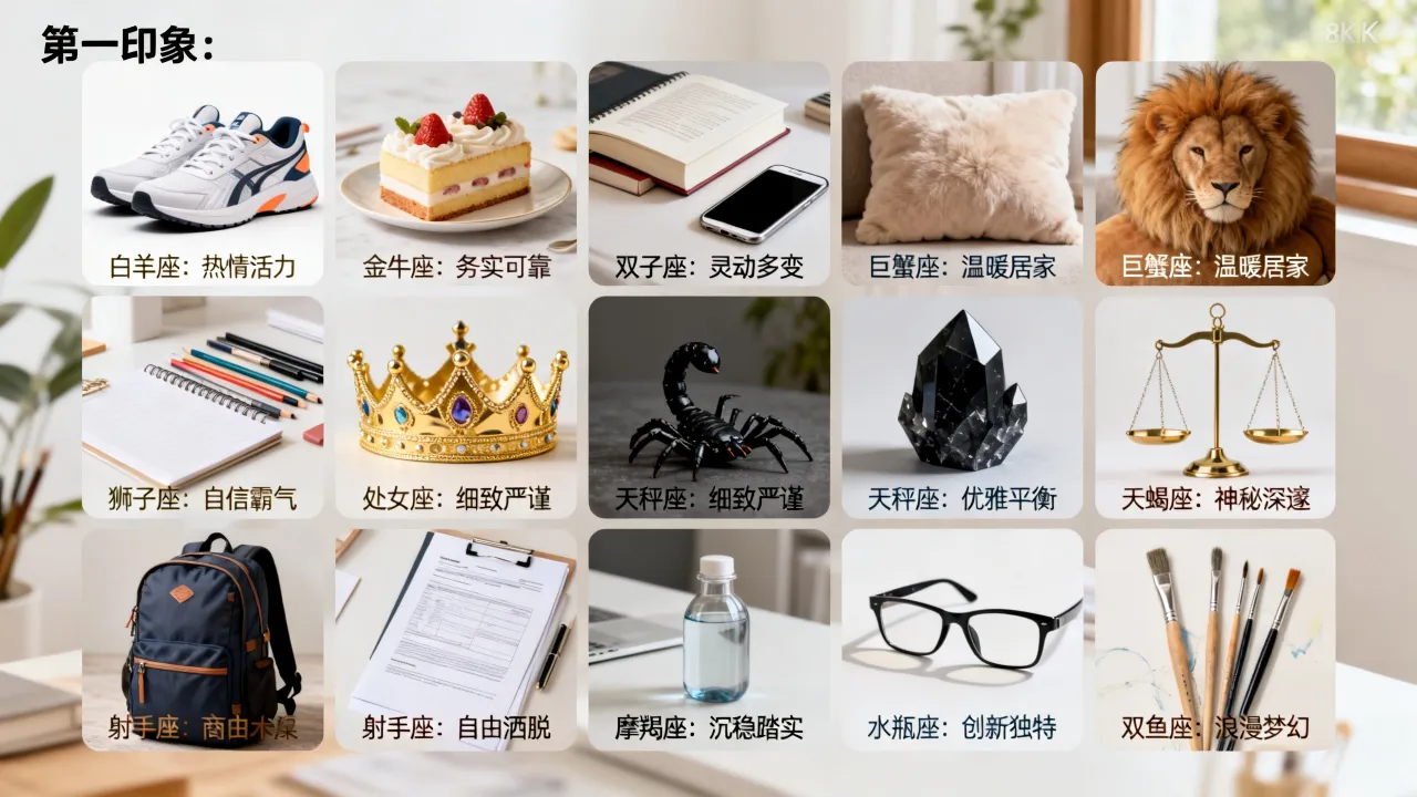 十二星座第一印象准不准,十二星座给人留下的第一印象是什么? 十二星座第一印象准不准,十二星座给人留下的第一印象是什么?