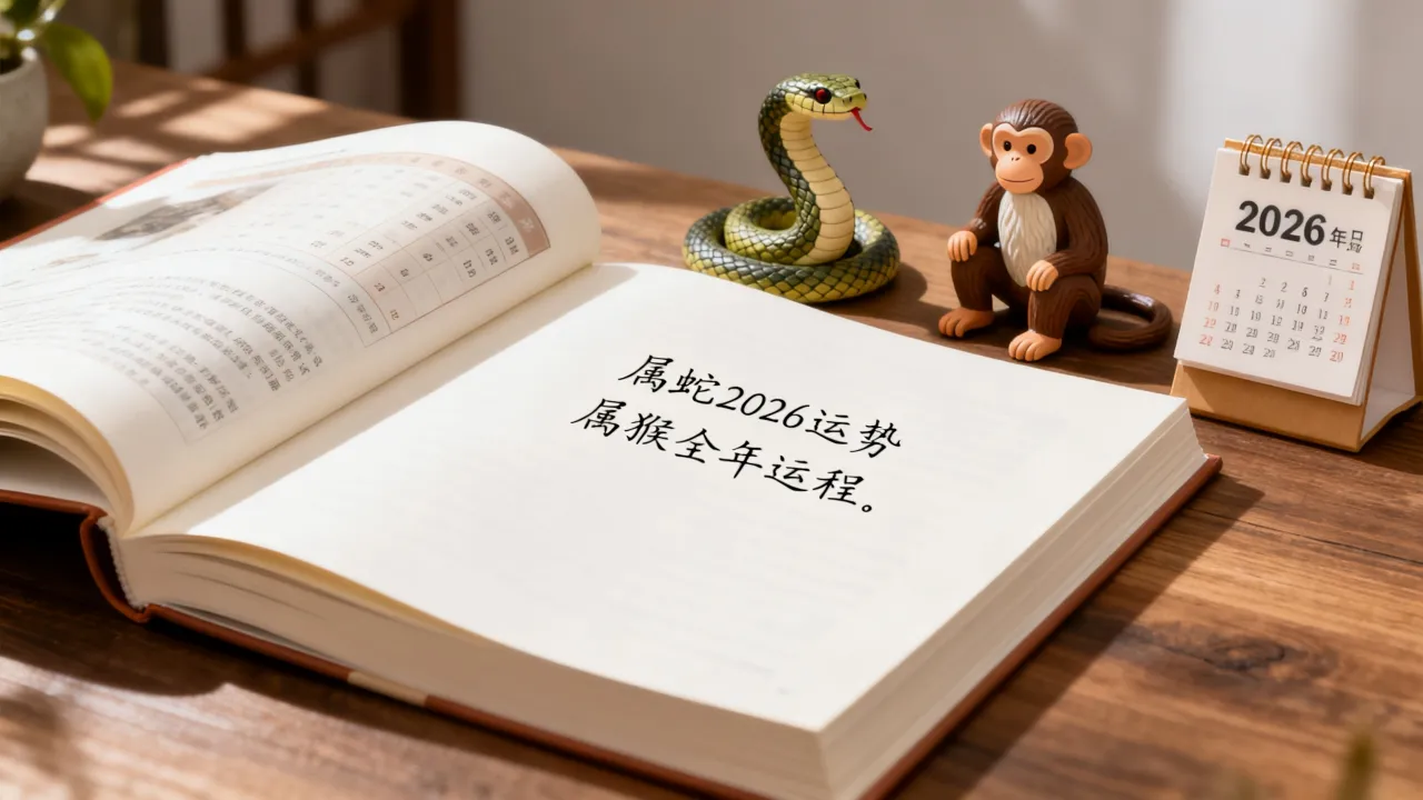 2026属蛇运势完整版?属猴人全年运程详解书! 2026属蛇运势完整版?属猴人全年运程详解书!