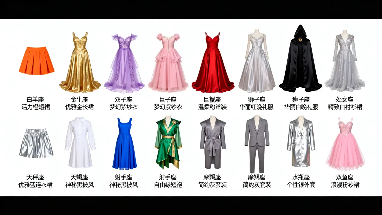 十二星座公主专属衣服有哪些，十二星座公主衣服哪个星座最漂亮？