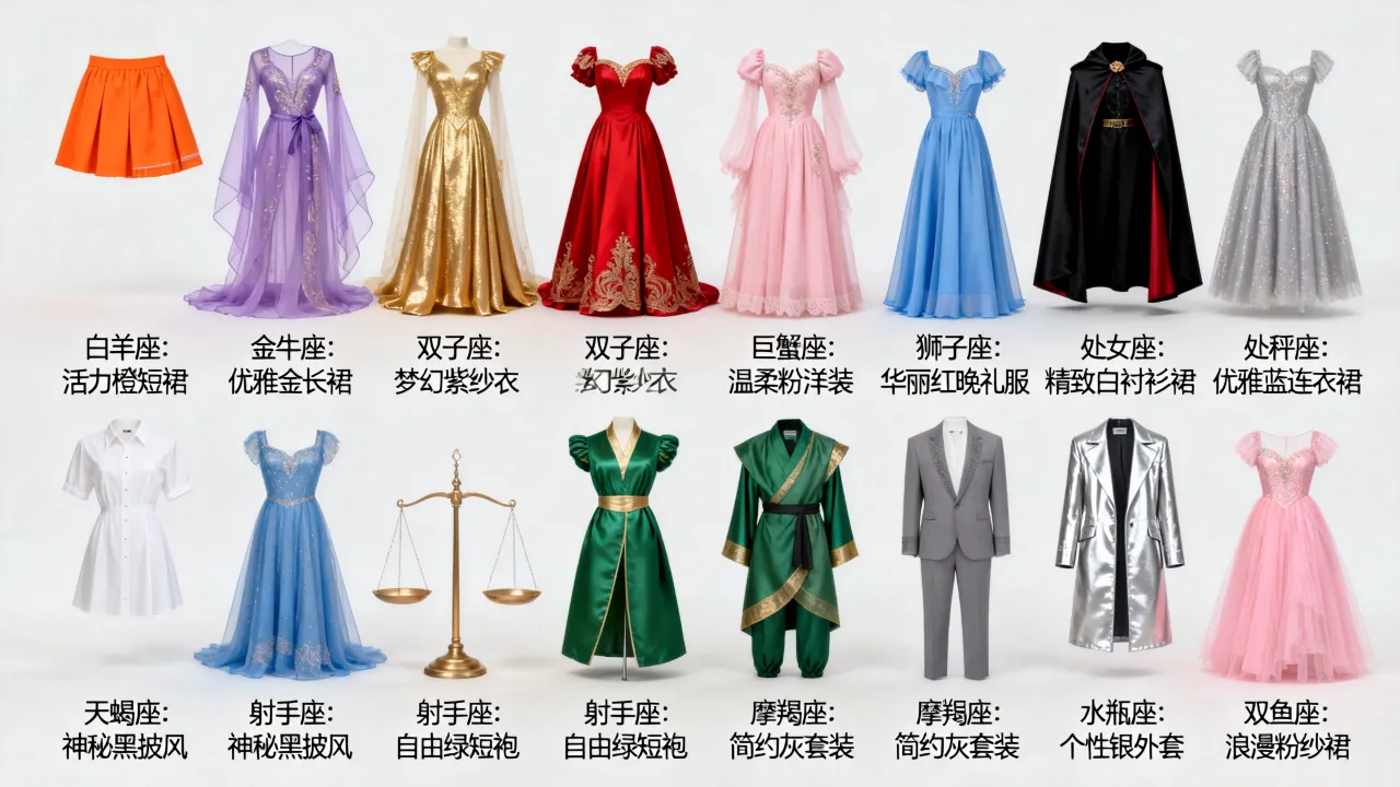 十二星座公主专属衣服有哪些,十二星座公主衣服哪个星座最漂亮? 十二星座公主专属衣服有哪些,十二星座公主衣服哪个星座最漂亮?
